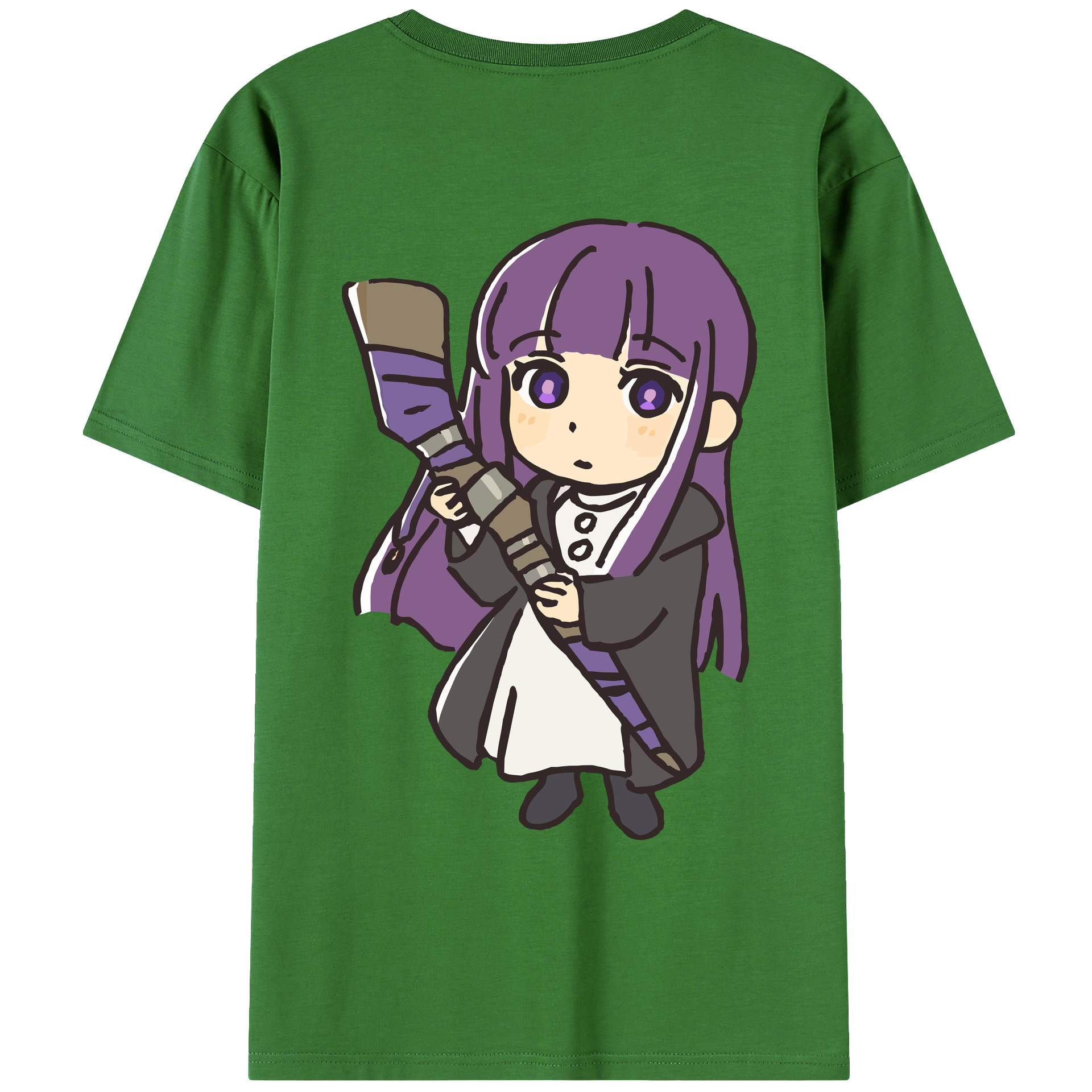 （画像用） 葬送のフリーレン Frieren レディース半袖Tシャツ(バックプリント)